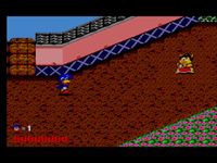 une photo d'Ã©cran de Dynamite Dux sur Sega Master System